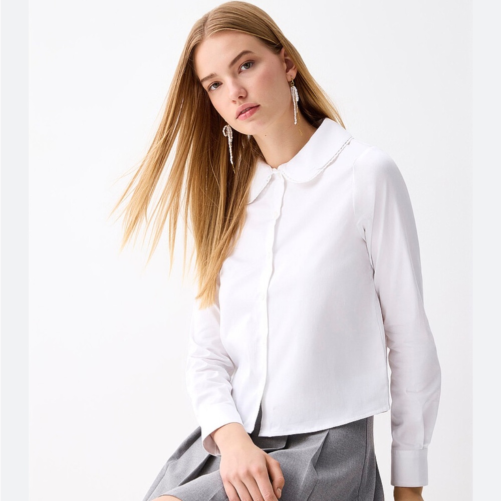 Simons White Button-Down Shirt for Women
